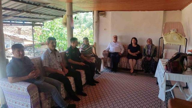 Kurban Bayramı’nda şehit aileleri unutulmadı