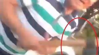 Ankara'da baltalı tehdit kamerada