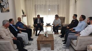 Salihli'de şehit aileleri Kurban Bayramı'nda unutulmadı