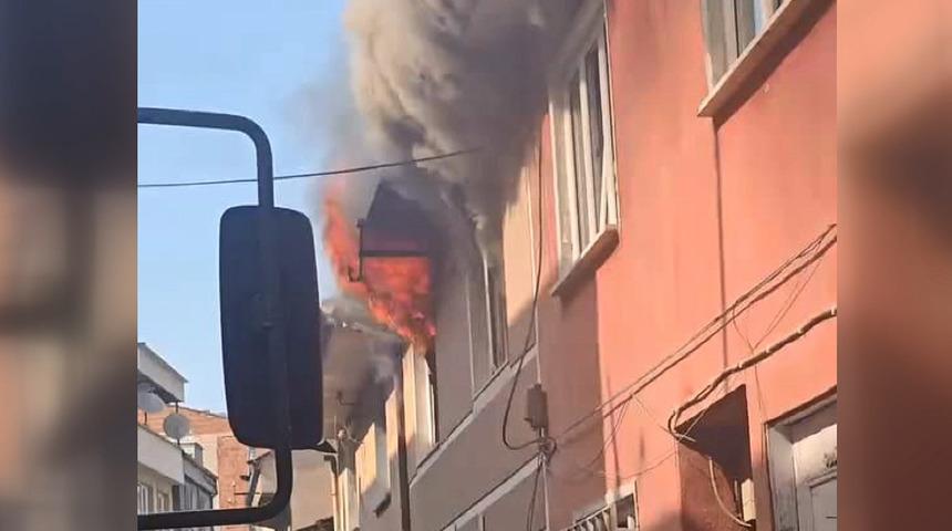 Bursa'da korkutan yangın!