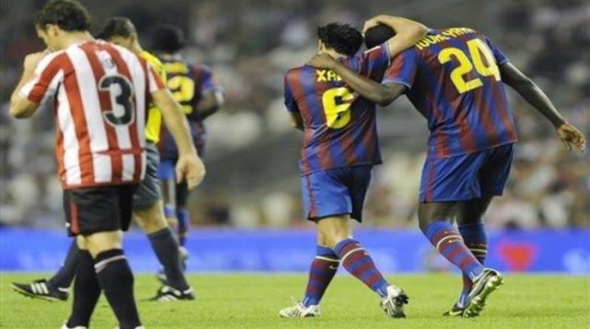 S&uuml;per Kupa'da avantaj Barca'da (VİDEO)