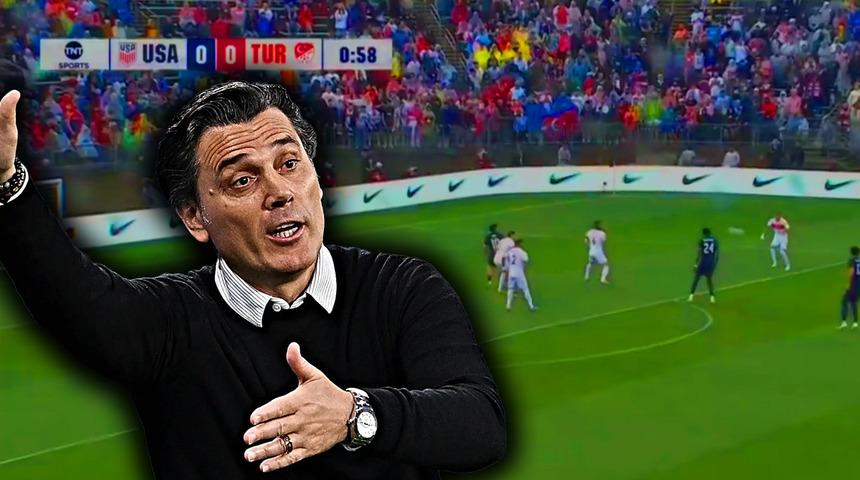 ABD-Türkiye maçında çok ilginç an! Karşılaşma başlayalı henüz saniyeler olmuştu...