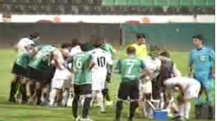 Ma&ccedil;ta iftar molası! (VİDEO)