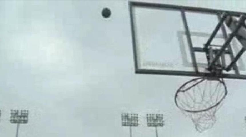 Yok b&ouml;yle bir basket! (VİDEO)