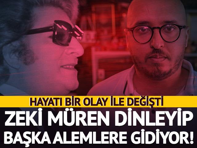 Zeki Müren dinleyip başka alemlere gidiyor! 