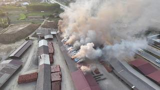 Tokat’ta tuğla fabrikasında yangın! İtfaiye ekipleri sevk edildi