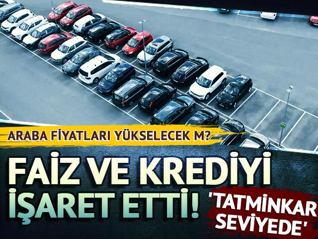 Faiz ve kredi koşullarını işaret etti! Satışlar artmaya başladı
