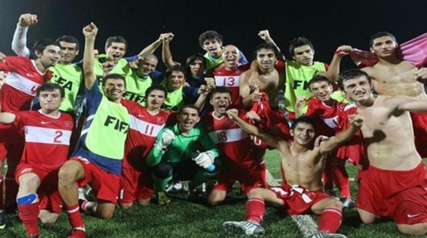 U-17'de T&uuml;rkiye &ccedil;eyrek finalde