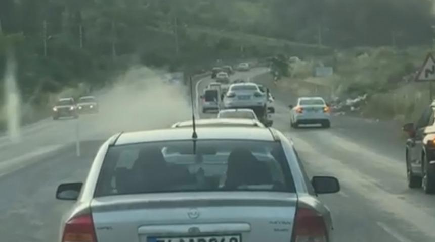 Ters yöne giren sürücü korku dolu anlar yaşattı: 15 bin TL ceza