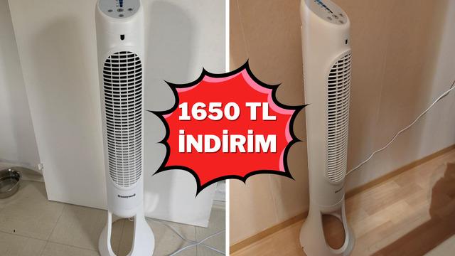 Sıcak yaz günlerinde favoriniz olacak! Honeywell QuietSet Kule Vantilatör indirime girdi