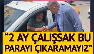 'Nasılsın' diye sorduğu şoför aldığı trafik cezasına isyan etti