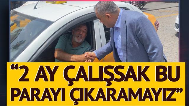 'Nasılsın' diye sorduğu şoför aldığı trafik cezasına isyan etti: 2 ay çalışsak çıkaramayız bu parayı