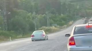 Trafik güvenliğini tehdit eden sürücünün ehliyetine el konuldu