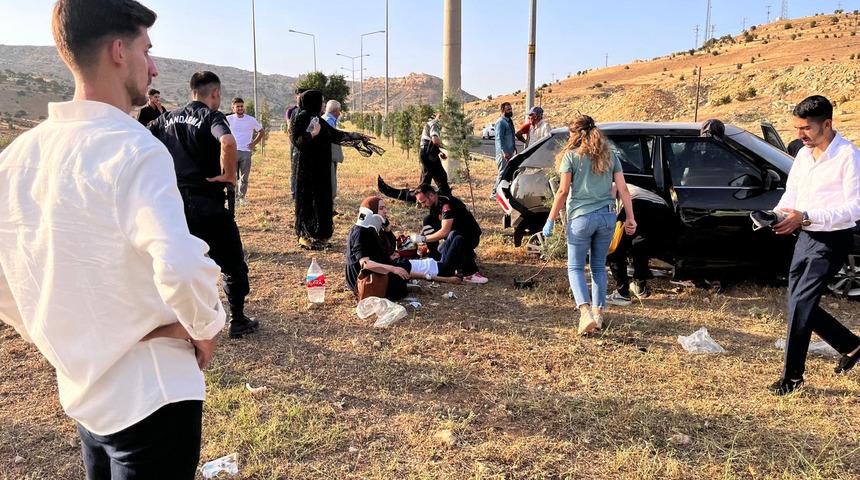 Mardin’de trafik kazasında 9 kişi yaralandı
