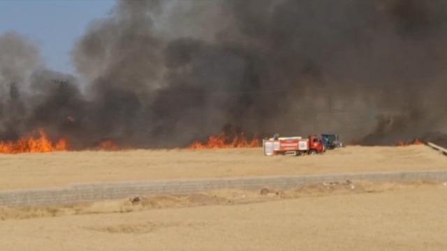 Araban Ovası’nda hasada hazır 50 dönüm buğday yandı