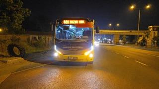 Bursa'da otobüsün çarptığı kadın ağır yaralandı