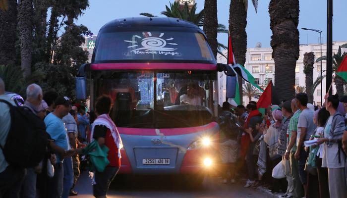 Mağrip Direniş Konvoyu yola çıktı! Bu kez karadan gidiyorlar