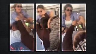 Otobüste tekmeli tokatlı kavga! Kadınlar birbirine girdi yolcular müdahale edemedi...