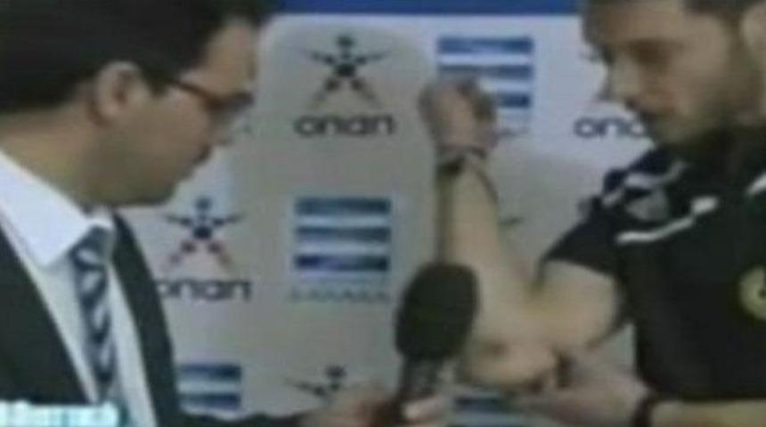 &Uuml;nl&uuml; kaleci t&uuml;fekle vuruldu (VİDEO)