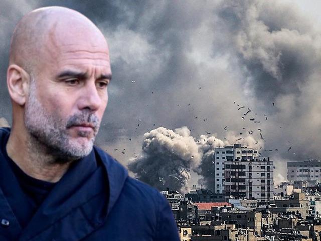 Guardiola Gazze'deki insanlık dramına sessiz kalmadı