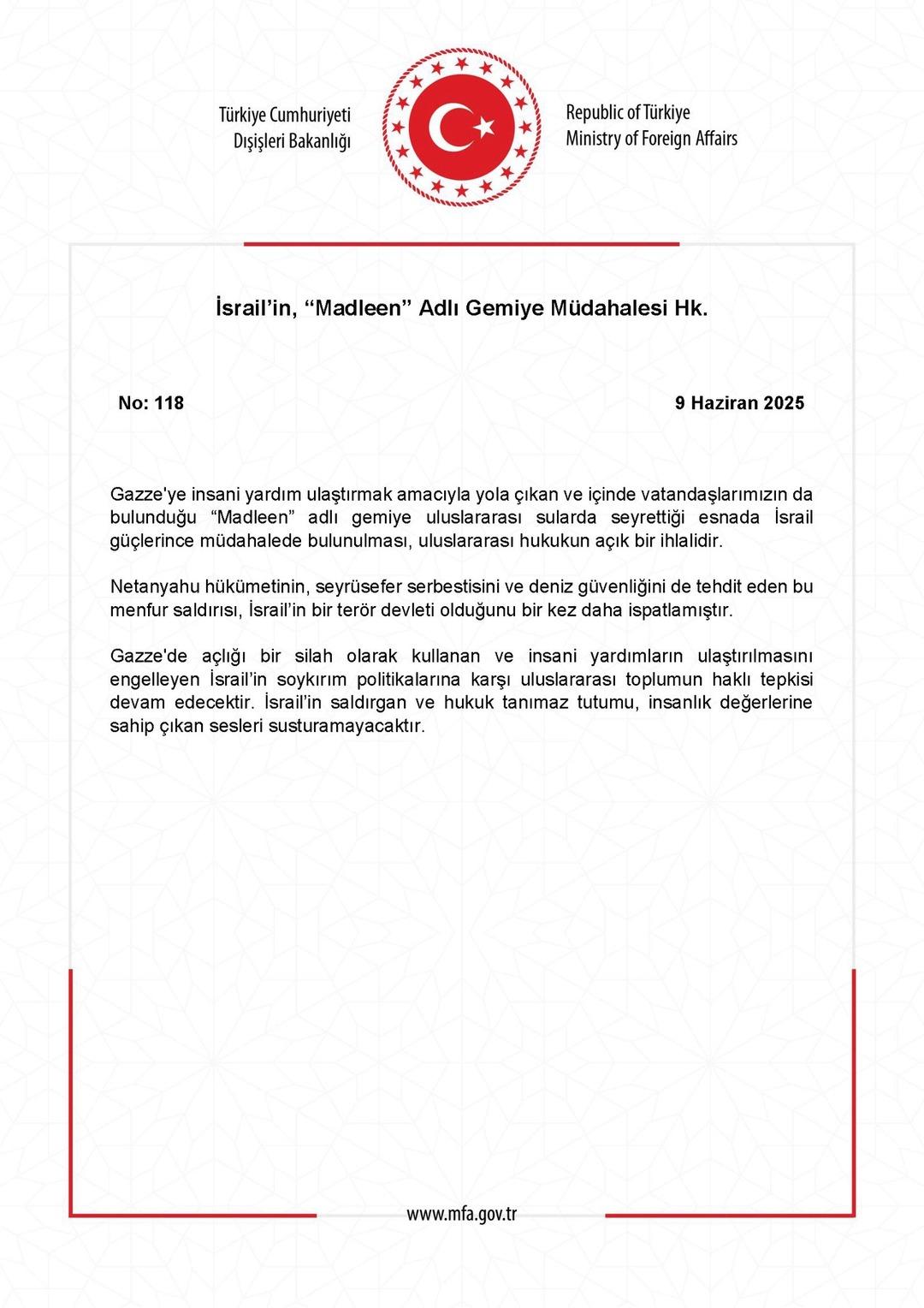 Hulusi Akar dan İsrail in  Madleen  gemisine saldırısına tepki! "Bir gün mutlaka..." 1