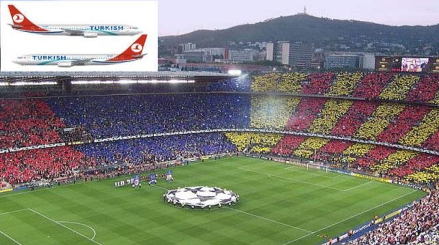 Bar&ccedil;a THY ile u&ccedil;tu İspanya &ccedil;ıldırdı! (GALERİ)