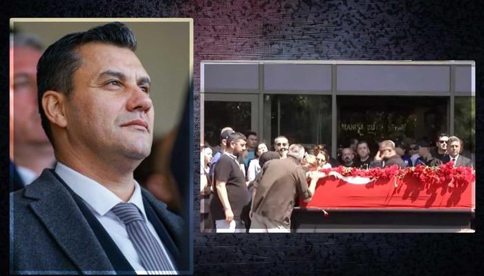 Cenazede dikkat çeken oyuncu! Yakın dostuymuş