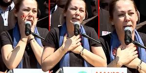 Ferdi Zeyrek'in eşi Nurcan Zeyrek ayakta zor durdu!