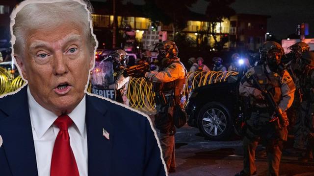 Müdahale etmeseydim Los Angeles yanacaktı diyen ABD Başkanı Trump'tan net mesaj! Askerler tehlike bitene kadar kalacak