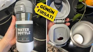 Fiyatı 1259 TL'ye düştü! İçecekleri 5 saat sıcak, 30 saat buzlu tutan Stanley Quick Flip Termos indirimde