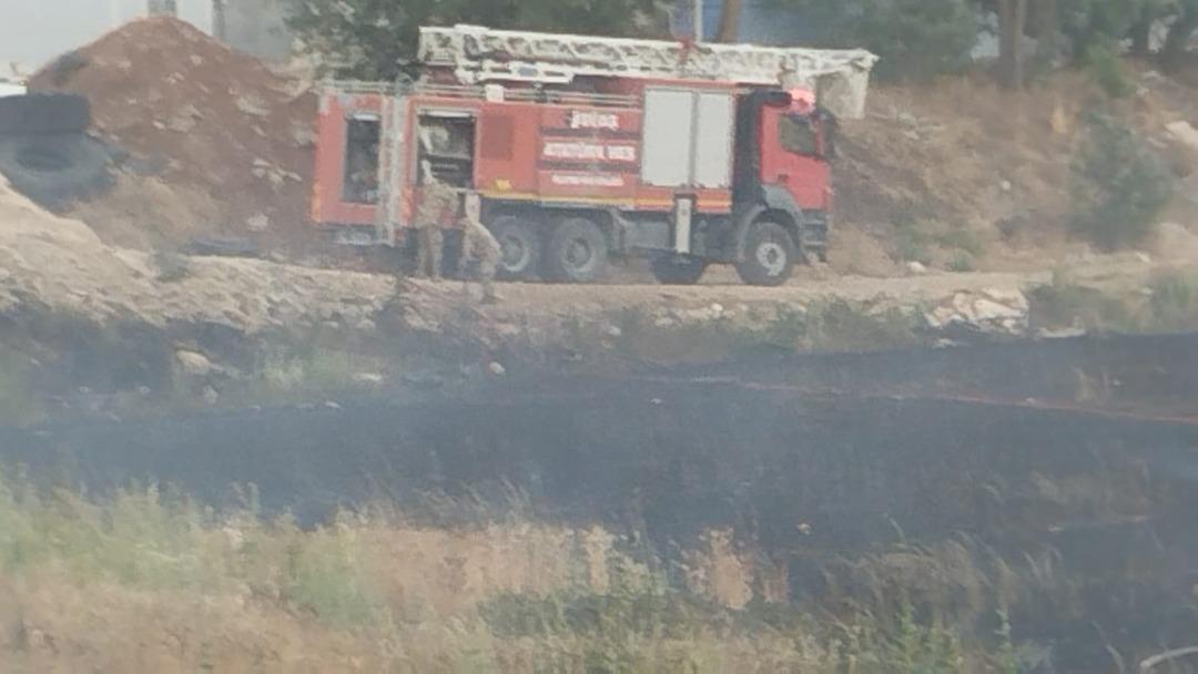 Şanlıurfa’da orman yangını: Alevlerin petrol istasyonuna sıçramaması için seferber oldular 1