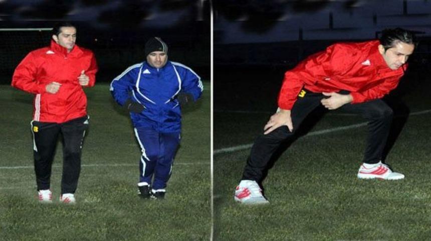 Ali Turan G.Saray antrenmanında!