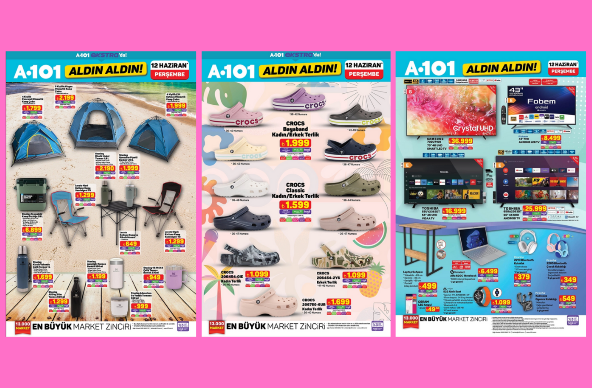 A101'e Stanley termos geliyor! İşte 12 Haziran 2025 A101 Aldın Aldın Kataloğu