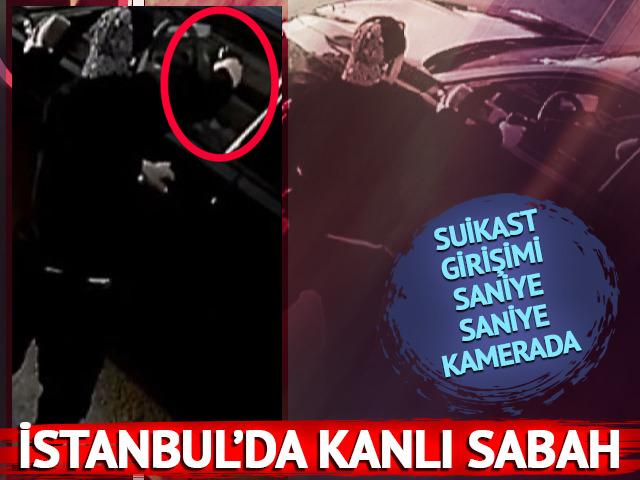Arnavutköy'de suikast girişimi! Araca kurşun yağdırdılar