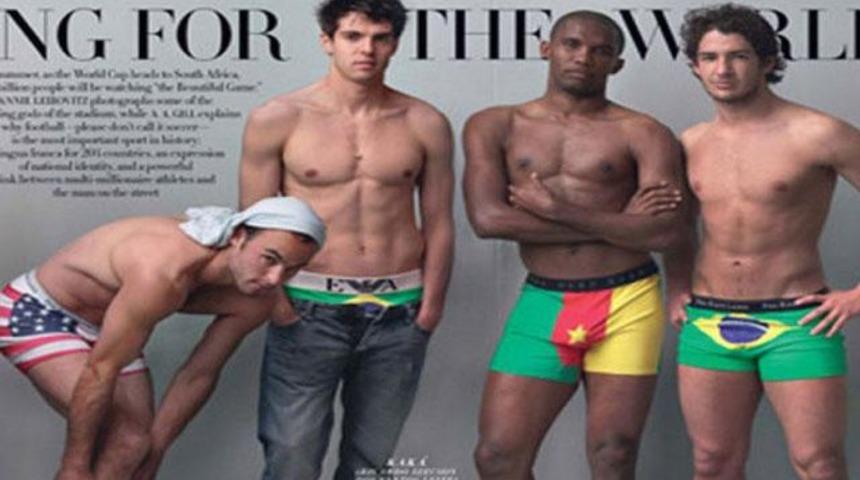 Yıldız futbolcular soyundu!