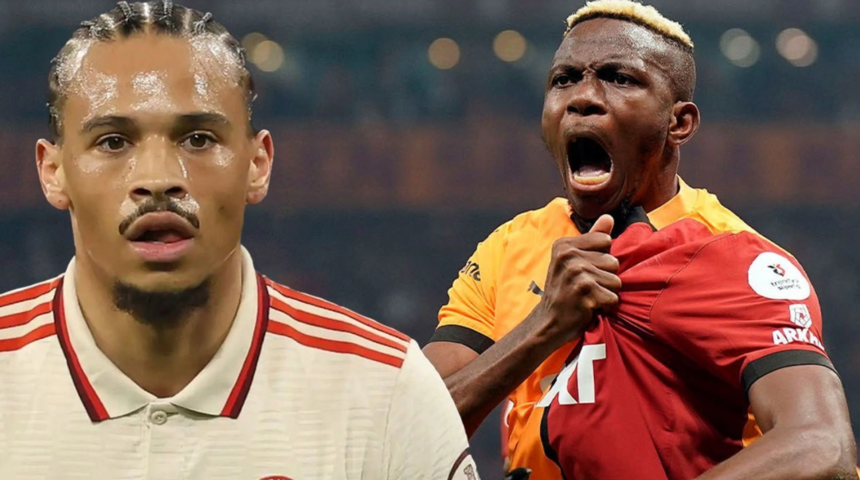 Galatasaray'ın Leroy Sane sevinci kursağında kaldı! Sarı-Kırmızılılar'ı yıkan haberi İngilizler duyurdu! Osimhen için öyle bir rakip çıktı ki... 