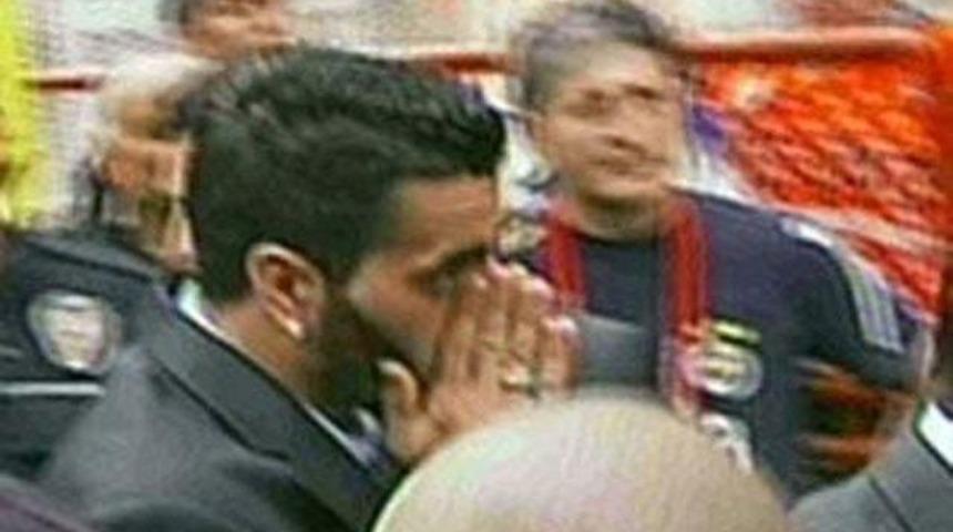 F.Bah&ccedil;eli futbolcular biber gazı yedi!