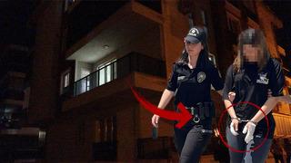 36 günlük bebeğinin yanında katledilmişti... Şüpheliler adliyeye götürülürken dikkat çeken görüntü!