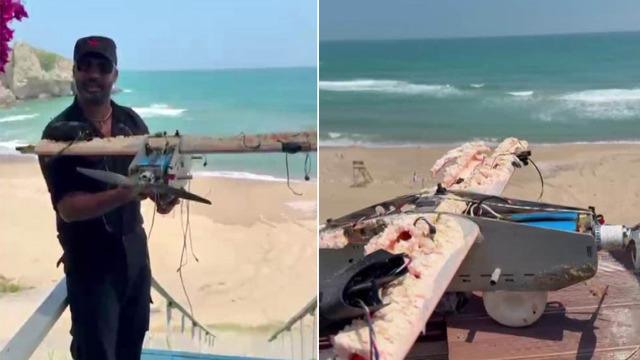 Şile denizinde panik! Kamikaze dronuna benzer cisim bulundu