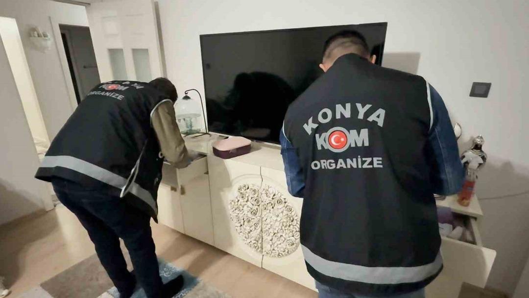Konya da suç örgütüne operasyon: 9 kişi tutuklandı 1