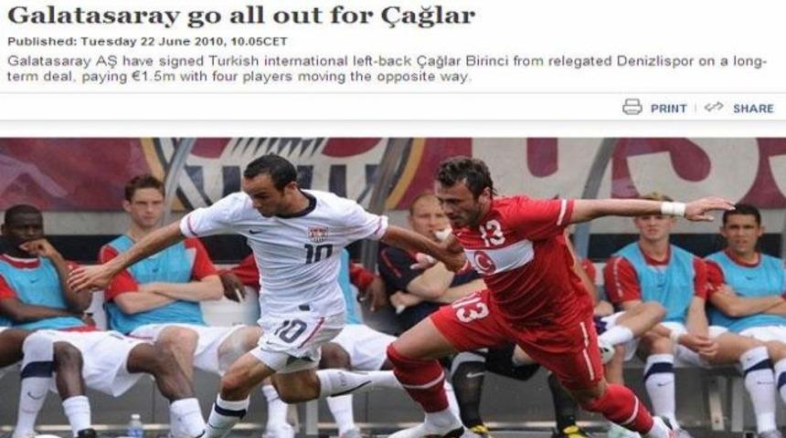 G.Saray UEFA'nın manşetinde!
