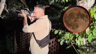 Dolunay fotoğrafı çekmek isterken ISS'yi görüntüledi! Tesadüfün böylesi...