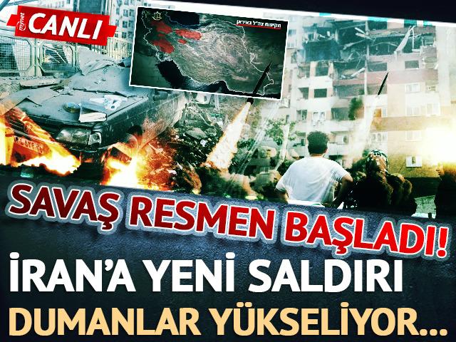 İsrail, İran'a saldırı başlattı! Tebriz'e yeni saldırı... Pezeşkiyan: "İsrail pişman olacak"