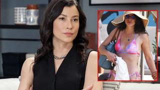 Müjde Uzman'ın iddialı dövmesinden sonra bacağındaki morluk dikkat çekti