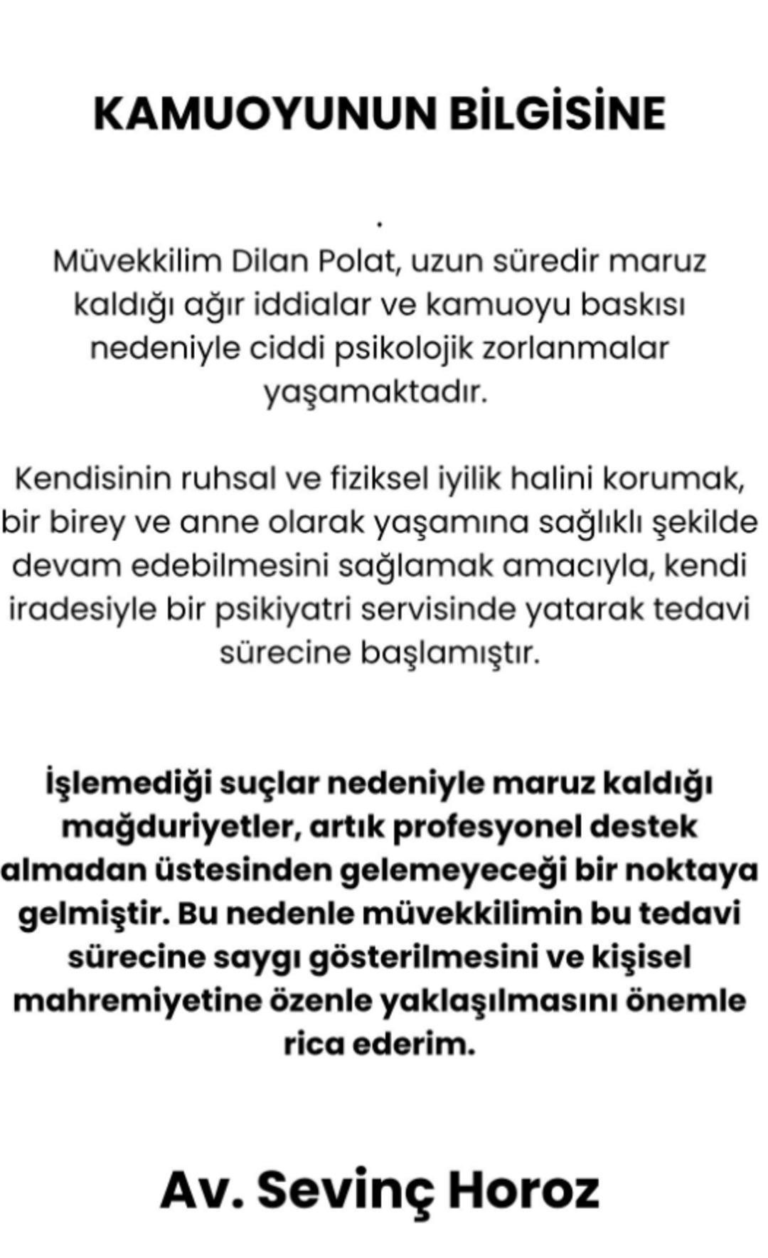 Dilan Polat psikolojik tedavi için hastaneye yattı! Nihal Candan ı arayıp... 2
