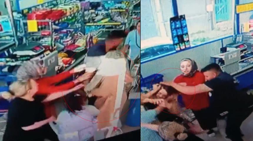 Eskişehir'de akılalmaz olay! Market sırasında yumruklar havada uçuştu: O anlar saniye saniye kaydedildi