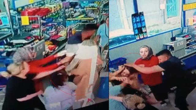 Eskişehir'de akılalmaz olay! Market sırasında yumruklar havada uçuştu: O anlar saniye saniye kaydedildi