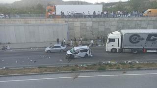 Kastamonu'da 3 araç kazaya karıştı; 9 yaralı