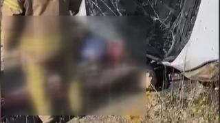 Çatalca'da bariyere çarpan minibüs takla attı: 1 ölü