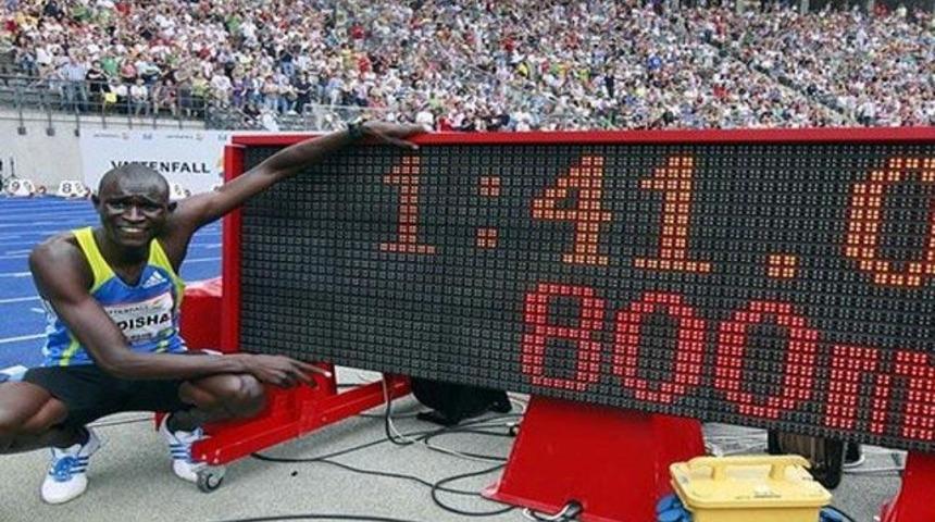 Rudisha'dan d&uuml;nya rekoru!